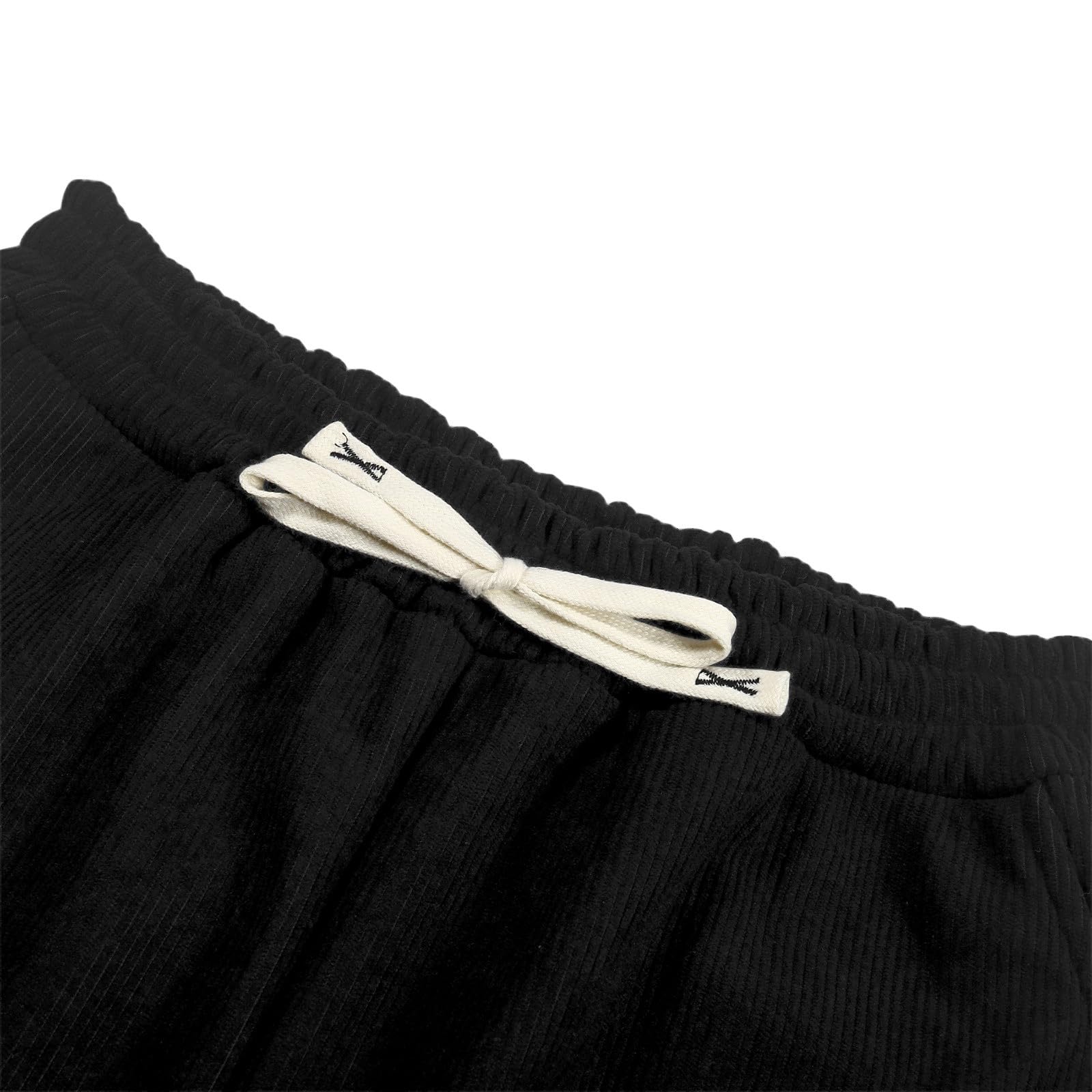 Pantaloni Casual da Uomo in Velluto a Coste con Morbido Pile per Il Comfort Invernale e Pantaloni alla Moda dalla vestibilità Rilassata per Tutti i Giorni/1