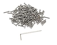 Vista 116 de iexcell 25 piezas M4 x 60/65/70/75/3.150 in paso de rosca 0.028 in acero inoxidable 304 cabeza hexagonal Tornillos Tornillos surtido Kit