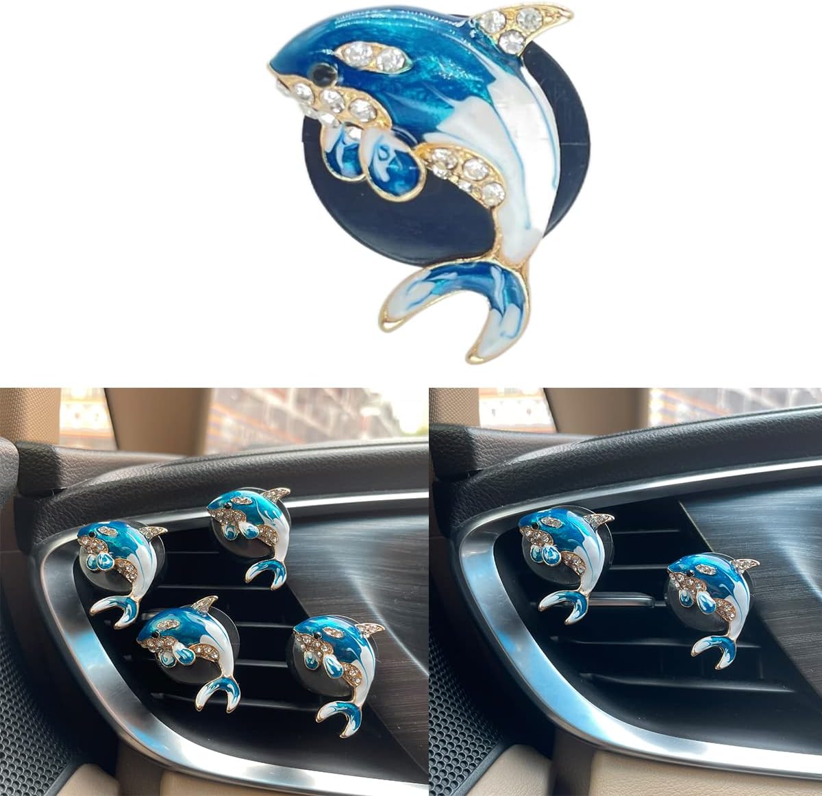 Car Air Fresheners,Cute Car Accessories,Refillalbe Scents