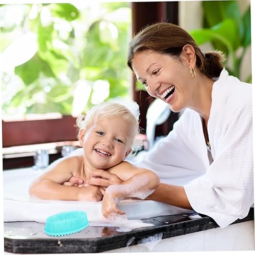 Miniatura 4 de 2 unidades de exfoliante corporal suave de doble cara para adultos, herramienta de ducha de silicona suave para desarrollo táctil y entrenamiento