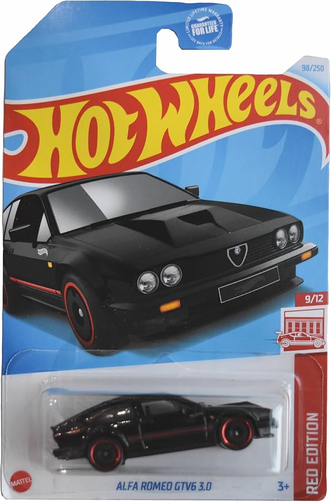 Amazon.com: Hot Wheels Alfa Romeo GTV6 3.0, Red Edition 9/12