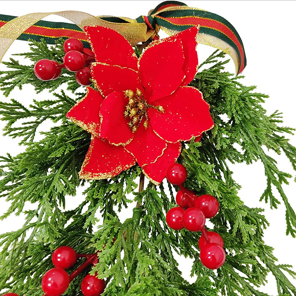 Amazon.co.jp: 冬のレッドベリーと松ぼっくりのミックスが付いた