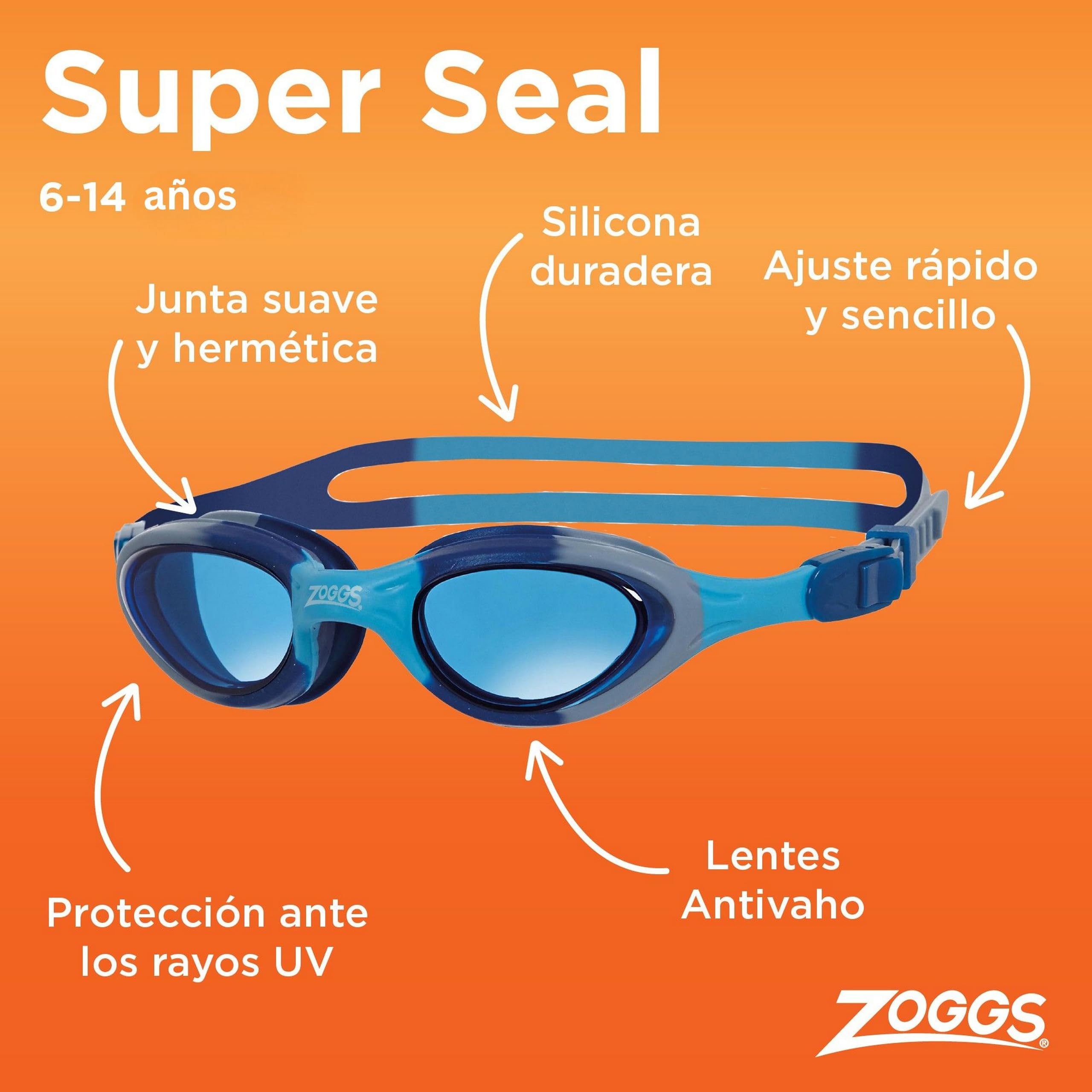Zoggs Kids Super Seal Junior antivaho Gafas de natación - 3