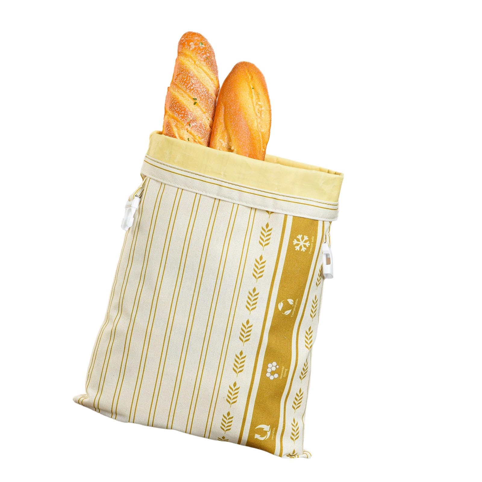Nucelit Of 2 Easy Neat Beekeeping Lined Bread Sacks Cotton Cotton Substance Launderable for Extended Innovation Maintaining Bread Sourdough Pastries Fruits Beekeeping Varnished