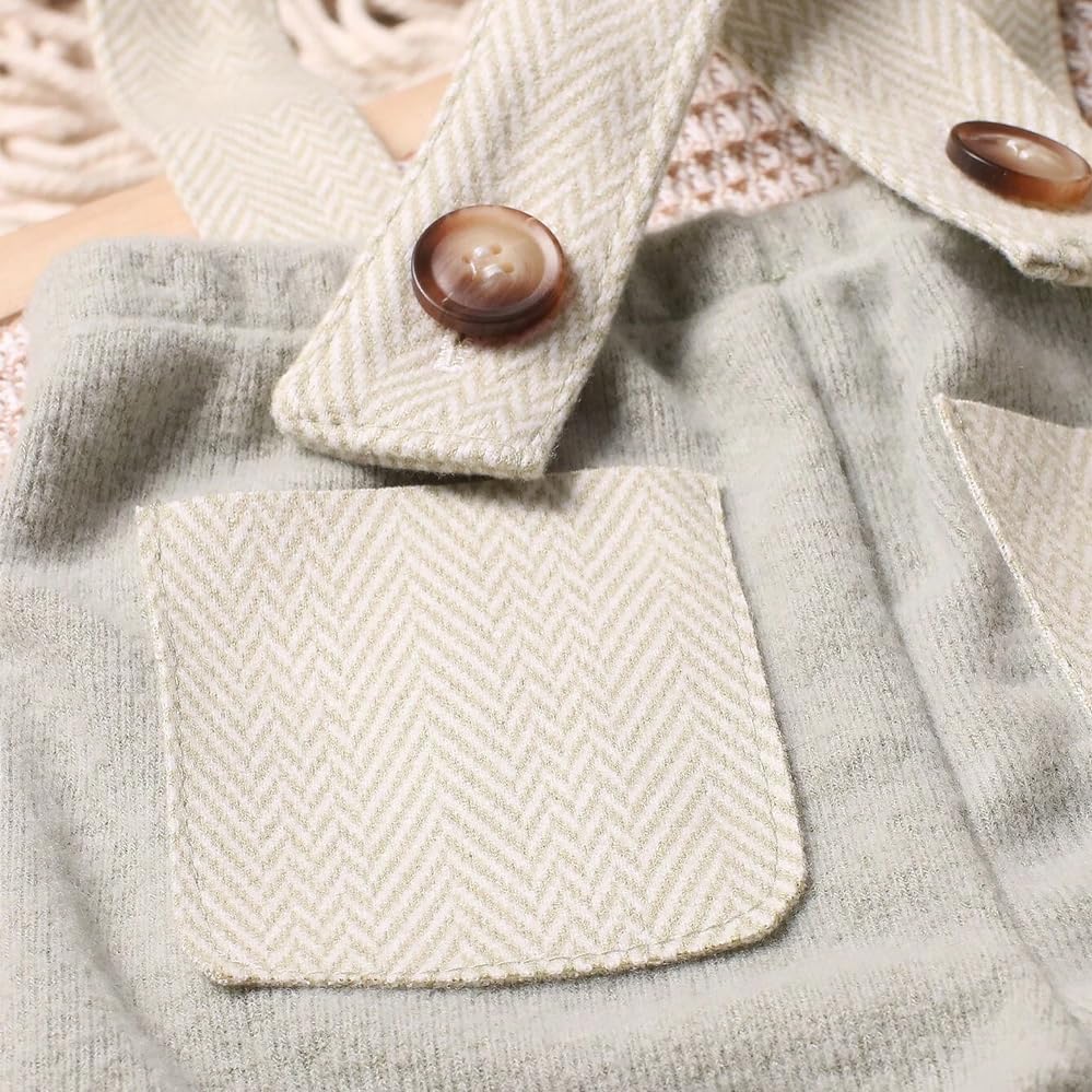 Ylsteed Newborn Boy Photoshoot Outfits 2Pcs Newborn Photography Girl Baby Photography Props Baby Gentleman Suit Photography Outfits Boy Suspender Pants with Beret 9-12lbs/0-3 Months (Light Green) - Image 7