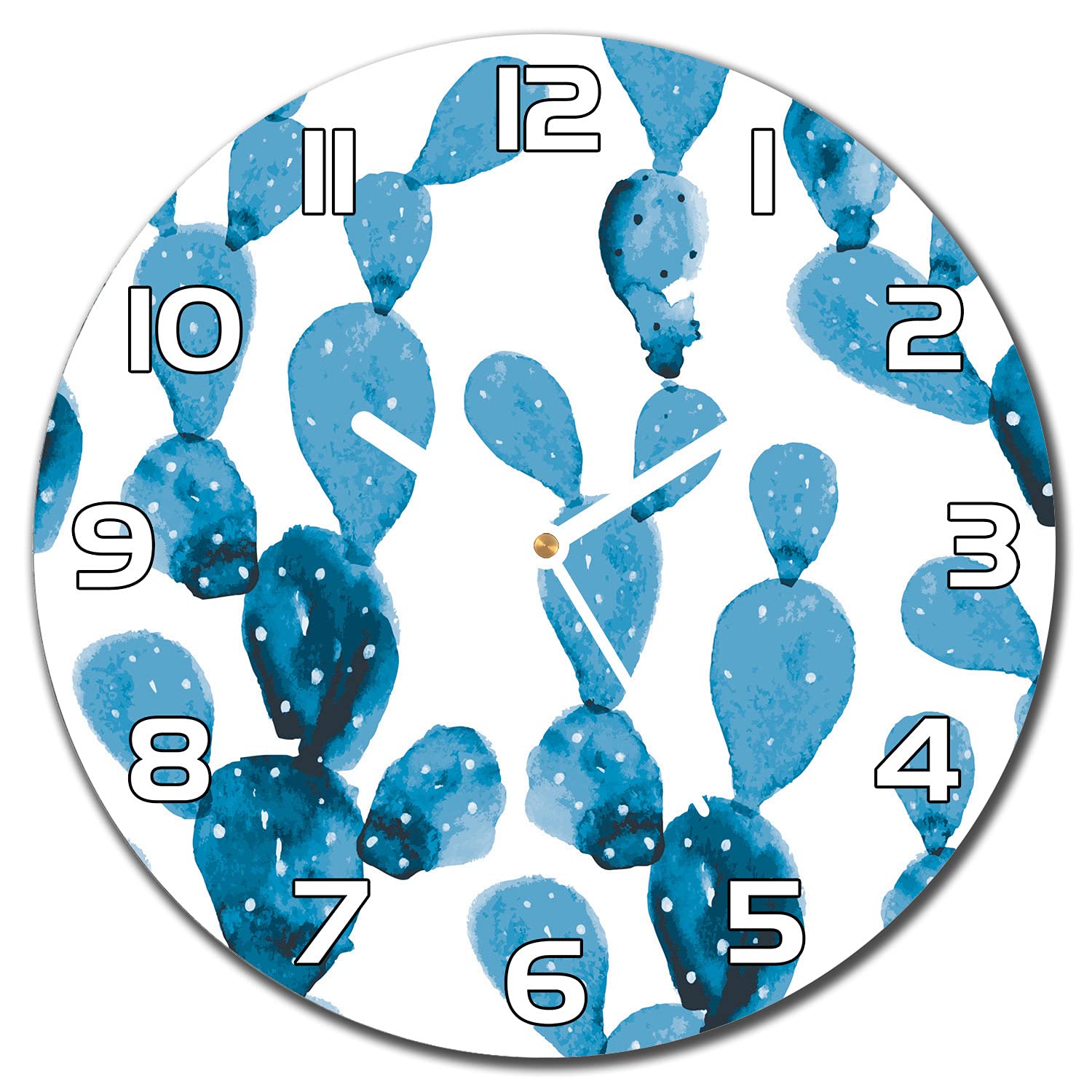 Horloge murale en verre Coloray 30 cm lisible et facile à nettoyer pour cuisine