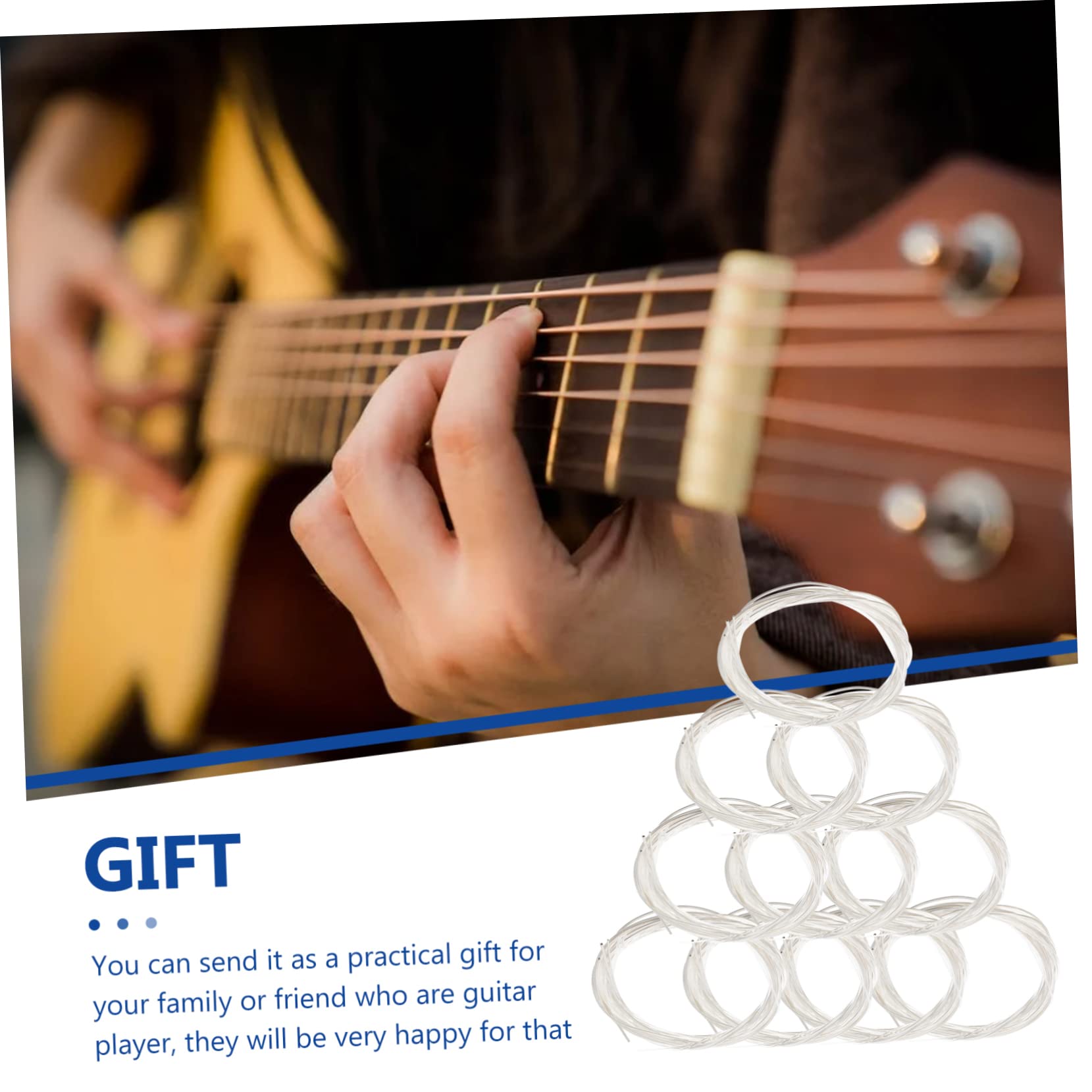 UPKOCH 10paquetes Cuerdas Guitarra Clásica Nylon Resistente Repuestos Guitarra