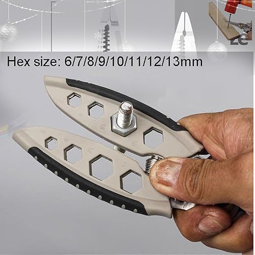 Miniatura 6 de Pelacables multiusos, pelacables multiusos, herramienta pelacables para pelar, cortar y prensar (1)