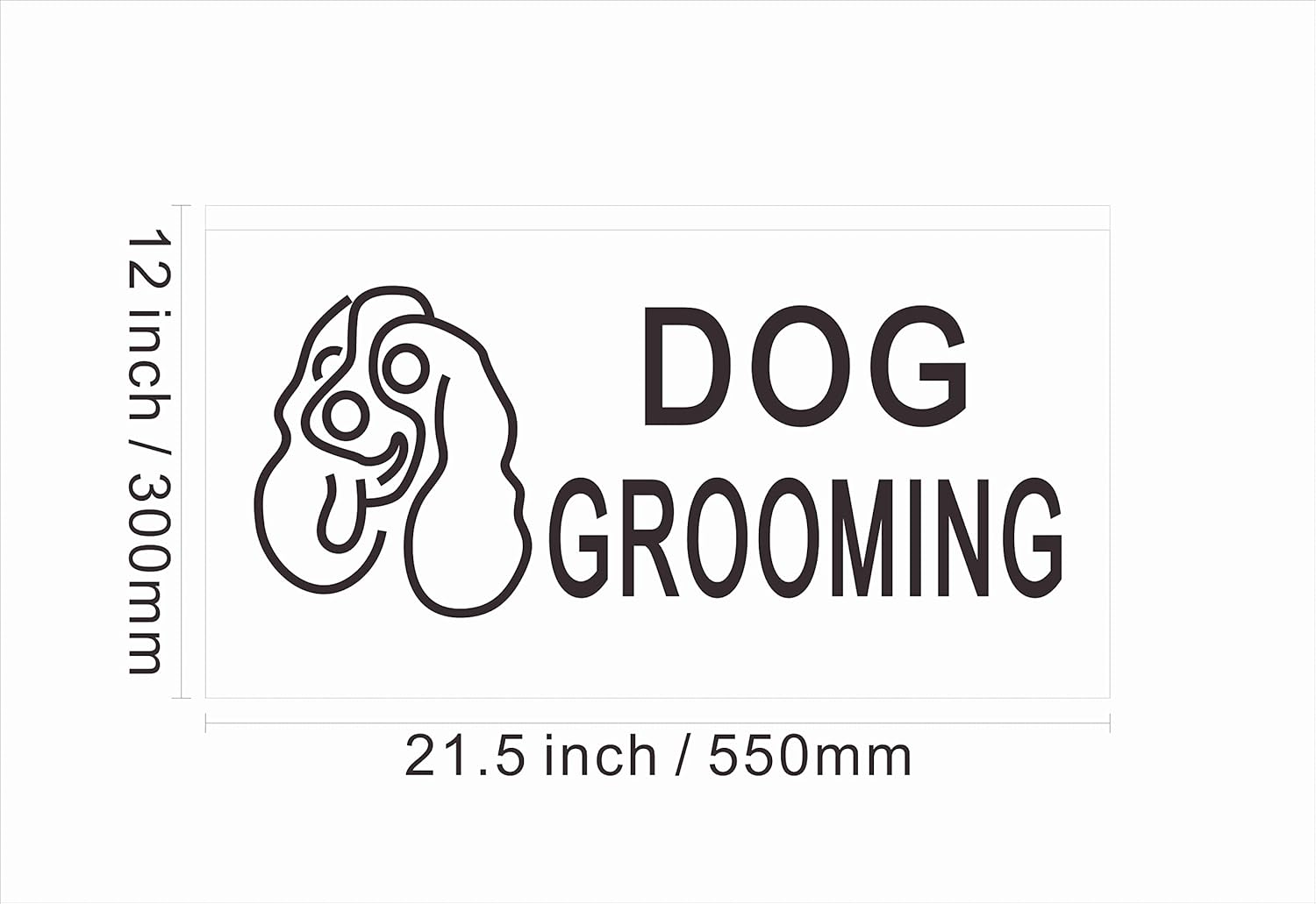 210008 Dog Grooming Pet Shop Salon Decor Display LED Light Neon Sign (21.5" X 12", Green)