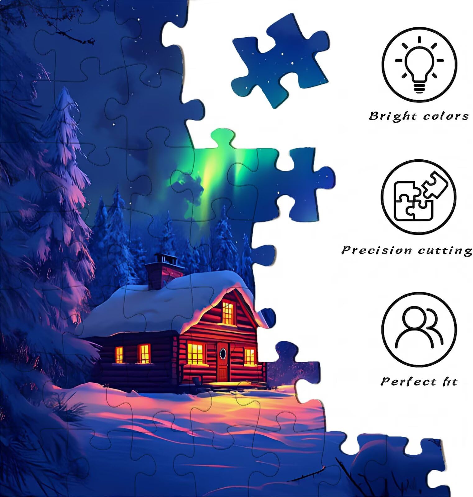 Aurora Cabina Puzzle 3000 Piezas Adultos, Rompecabezas con Letras en la Parte Posterior - Piezas Que Encajan Perfectamente, Reto de Concentración, Regalo para Mujer y Decor Hogar, 122 x 81 cm w0-337