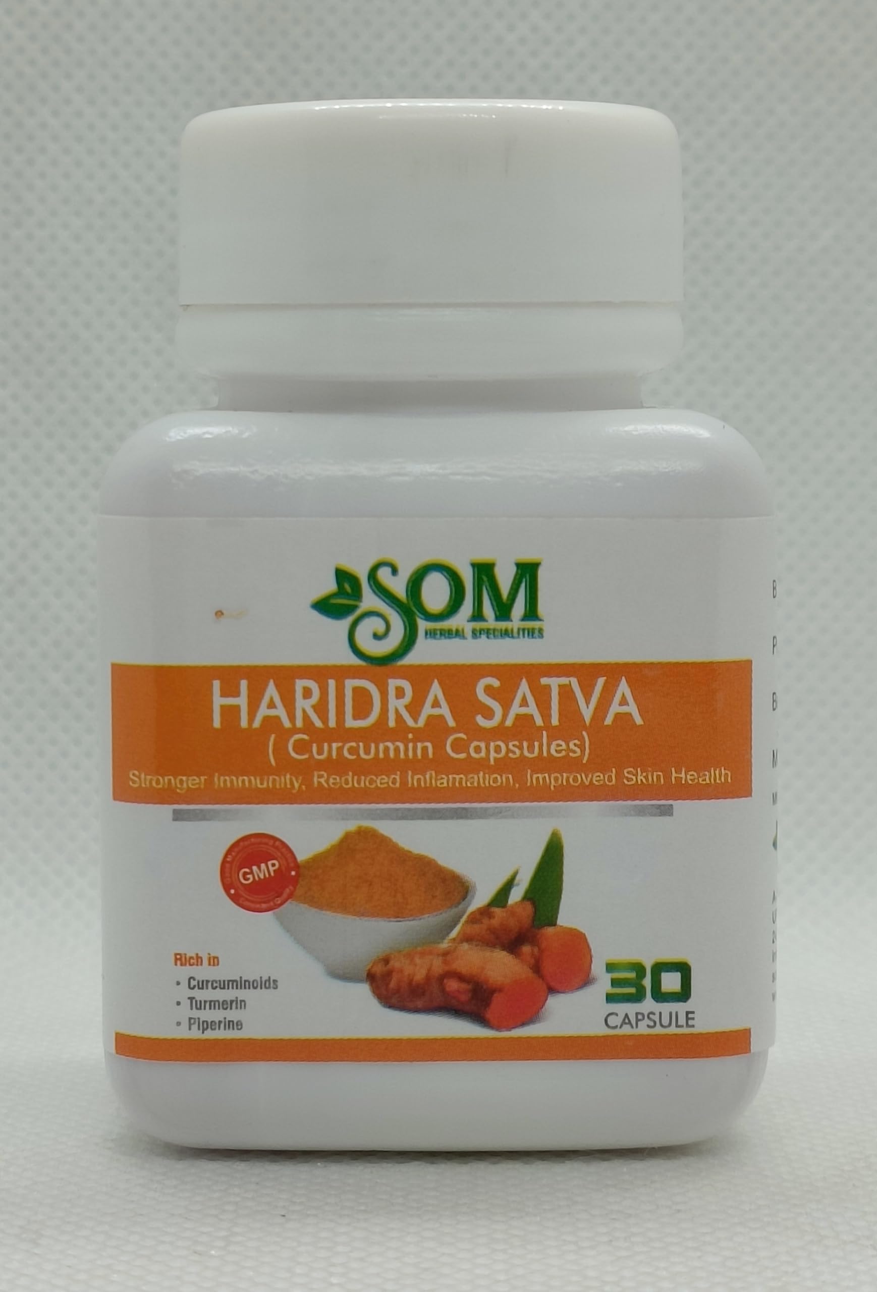 Haridra Satva Curcumin 30 Capsules | Immunity Boosters Capsules Curcuminoids Supplements For Better Absorption | Good For Skin & Joint Pains-picture-24