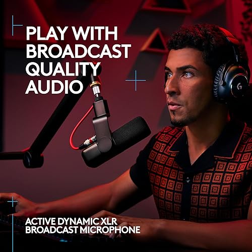 Miniatura 2 de Logitech G Yeti Studio Active Dynamic XLR - Micrófono de transmisión para juegos, preamplificador activo ClearAmp, cápsula de doble diafragma,