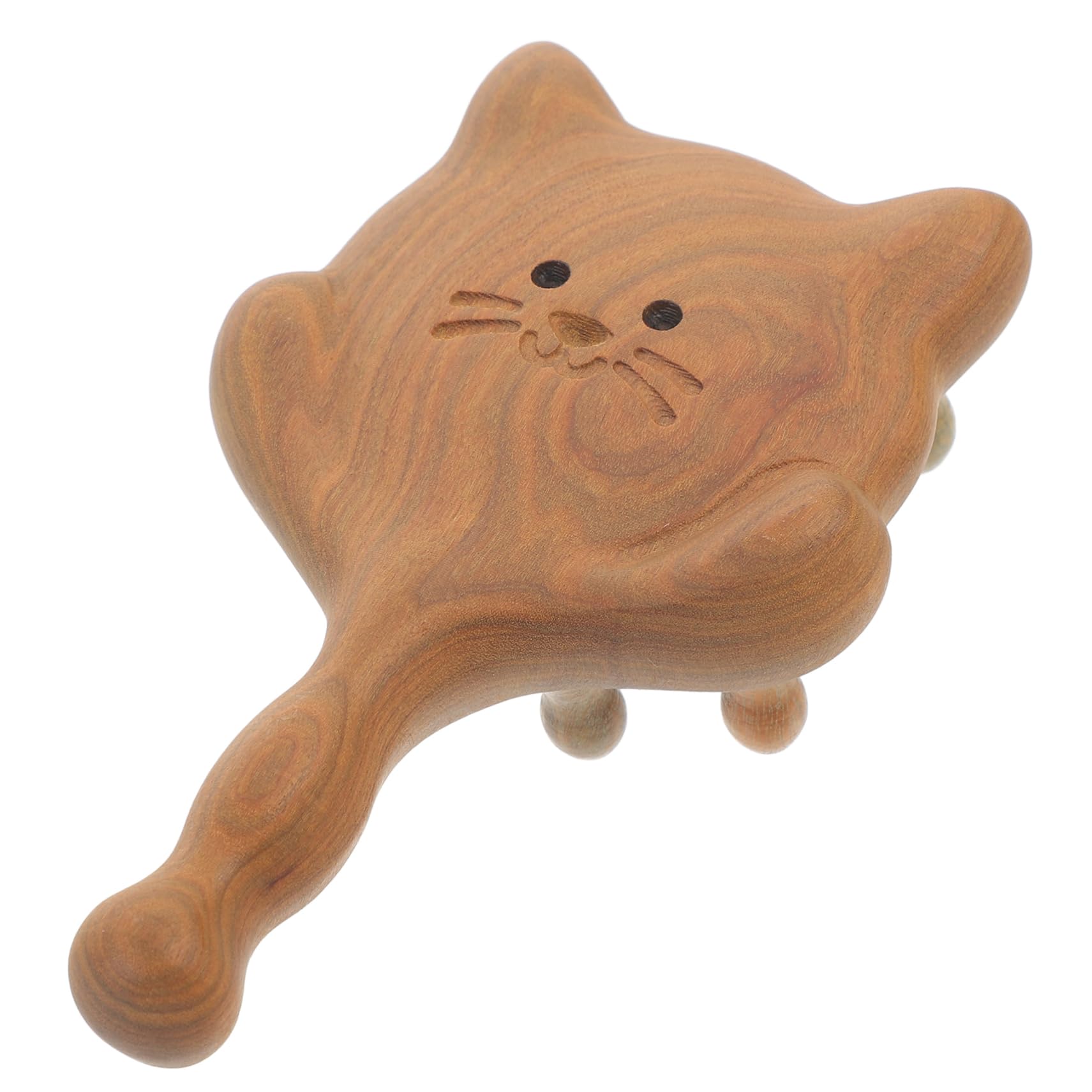 5 Stück Kreativer Massagekamm aus Holz Handgefertigter Körpermassager Massagewerkzeug für Kopfhaut und Körper für Tägliche Anwendung und Reisen Einzigartiges Design und Langlebige