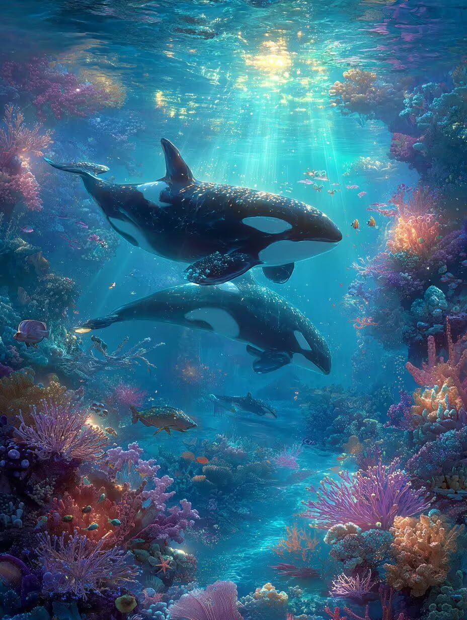 Puzzle de 2000 para Adultos, Delfines Animales, Clásicos YHPGL7-202