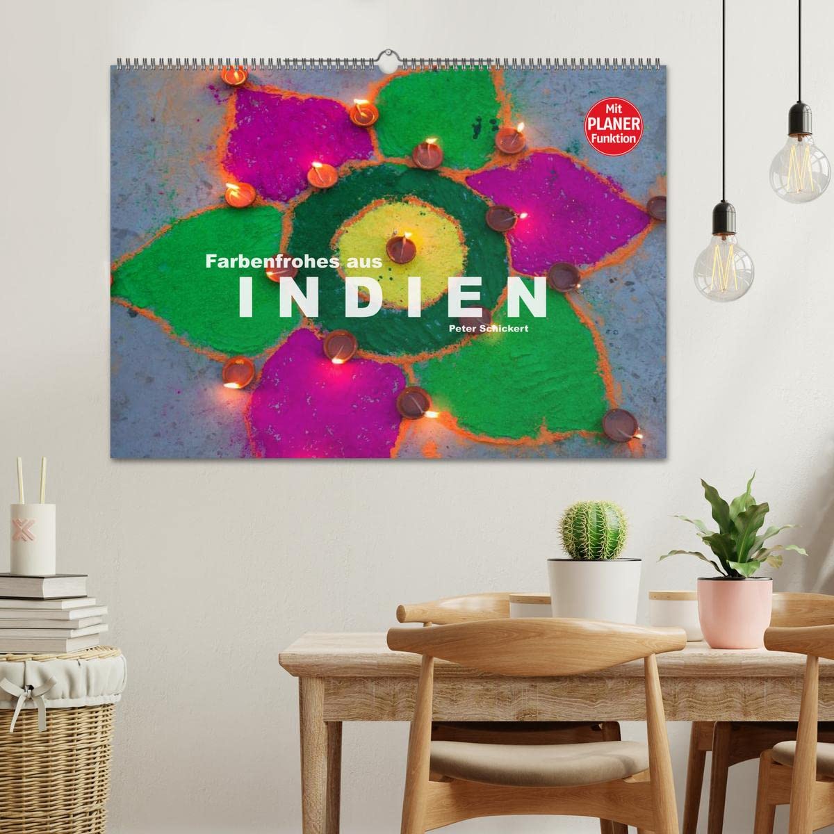 Farbenfrohes aus Indien (Wandkalender 2026 DIN A2 quer), CALVENDO Monatskalender: Das unglaubliche Indien in seiner ganzen bunten Farbenpracht. (CALVENDO Orte)