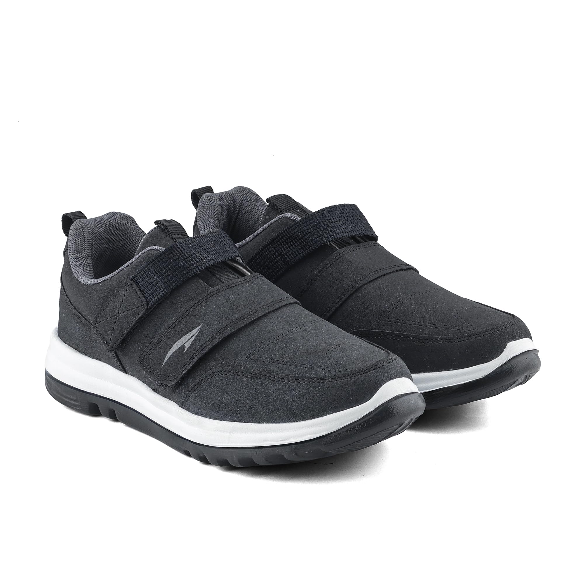 Superfit-02 Men’s Walking Shoes | Lightweight Comfort with Velcro Closure | Cushioned Support & Anti-Slip Sole | Ideal for Daily Walking & Long Hours
