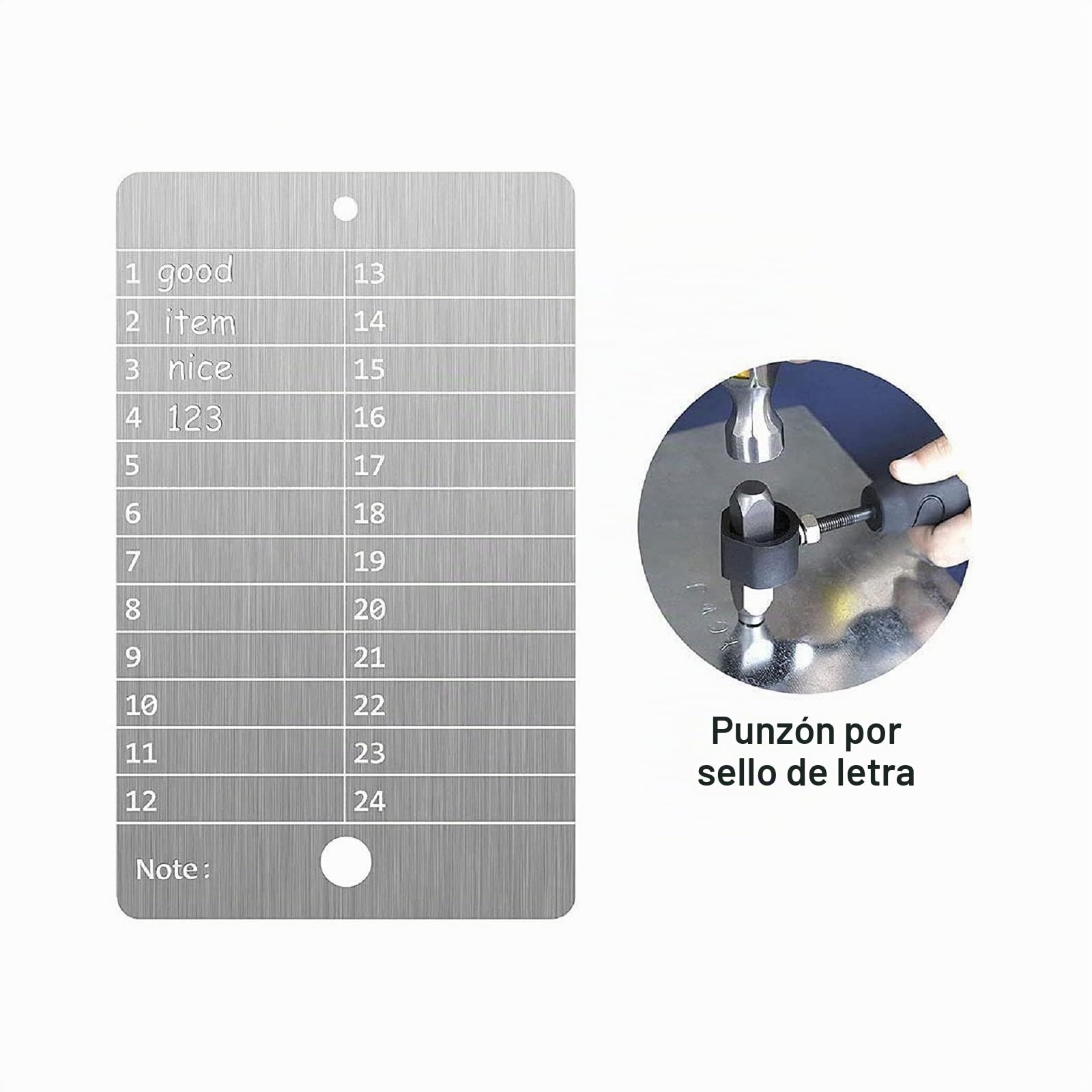 Bitcoin Cartera de acero, criptomoneda cartera para hardware Cold Wallet Backup, Bitcoin Crypto Seed Storage Compatible con todo el hardware BIP39 (individual)