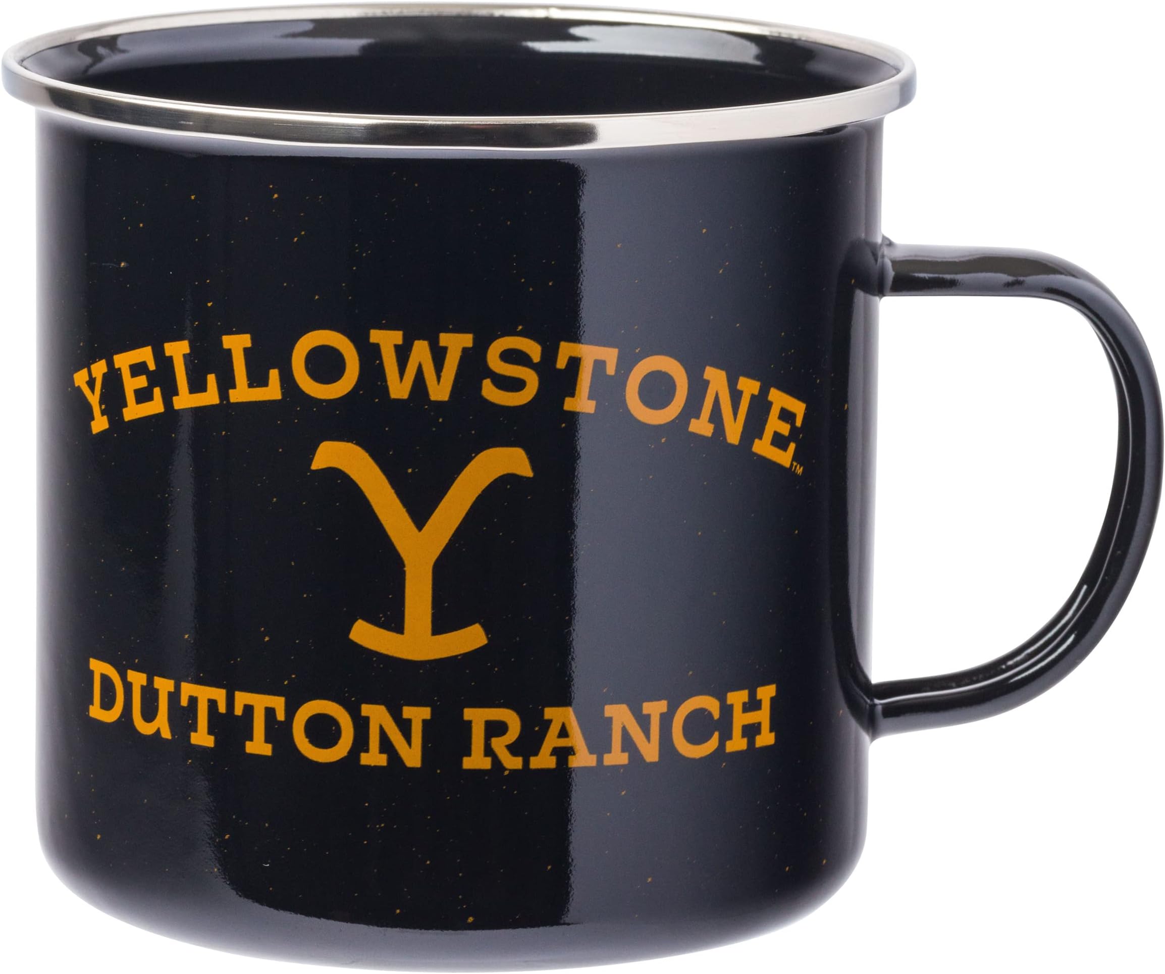 Yellowstone Dutton Ranch Enamel Camper Mug, 21 Ounces