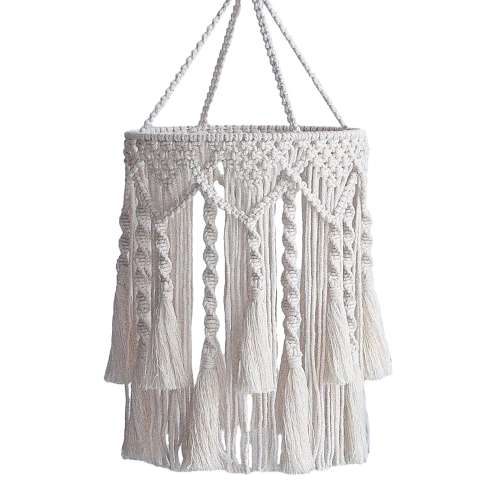 Msioytog A Stylish Cotton Rope Lampshade Pendant Natural Beauty Lights Shade Decor Perfect For Home Decor Enthusiasts Dds Nd Sophistication To Your Home