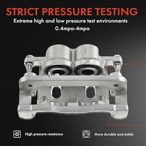 Miniatura 2 de A-Premium Pinzas de freno de disco delanteras y traseras con pastillas de cerámica compatibles con Chevrolet Silverado 1500 2007-2013 Tahoe Suburban