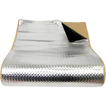 ALUBUTYL 2m² - Nastro Isolante Anti-rumore Per Auto, 50x400 Cm - Sostituto Del Bitume Fonoassorbente