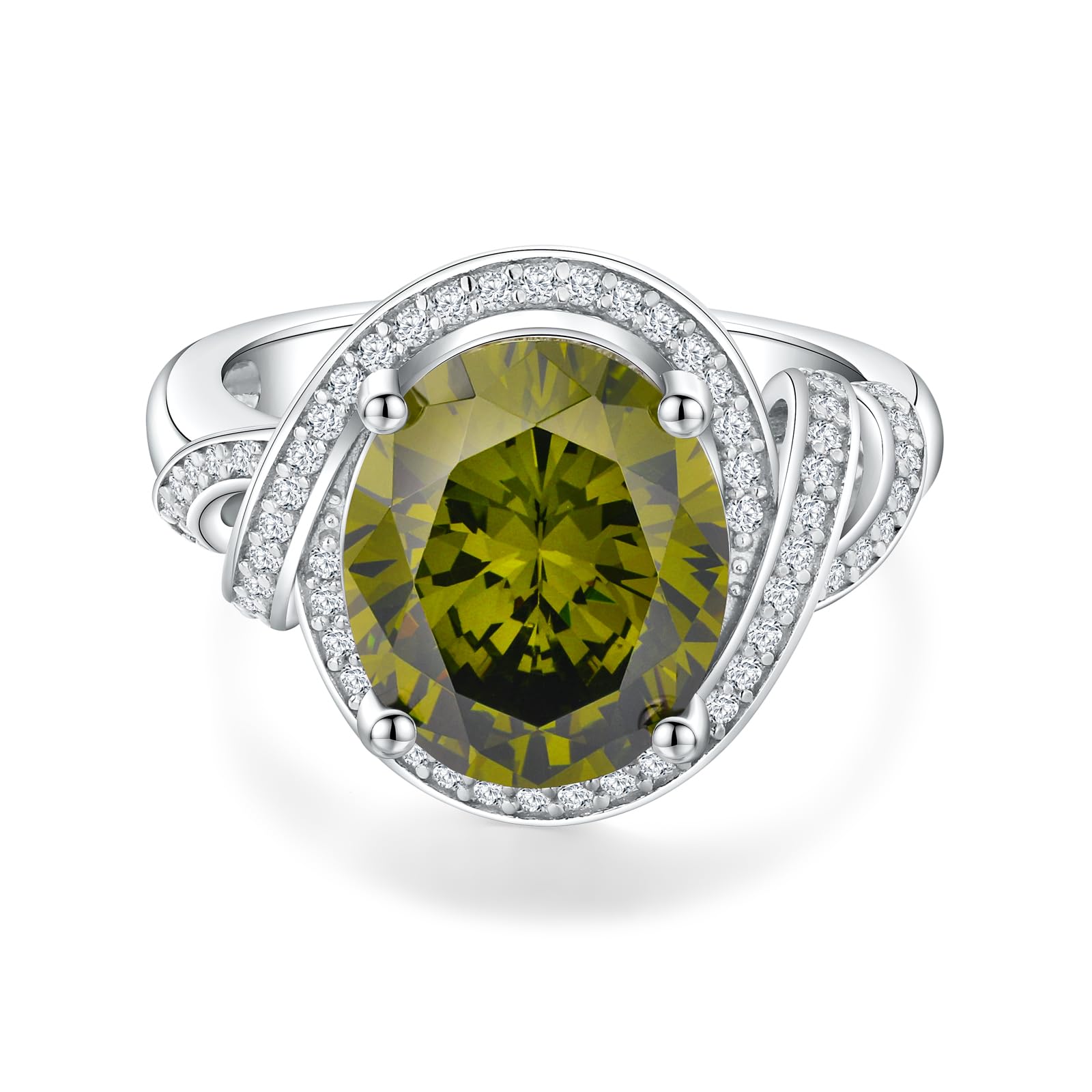 DAYBYDAY Oval Cut Gemstone Ring