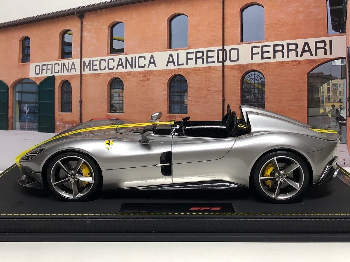 自動車 BBR 1/18 Ferrari Monza SP1 l grey BBR-MODELS P18164A Scale 1/18 | FERRARI MONZA SP1 - PARIS