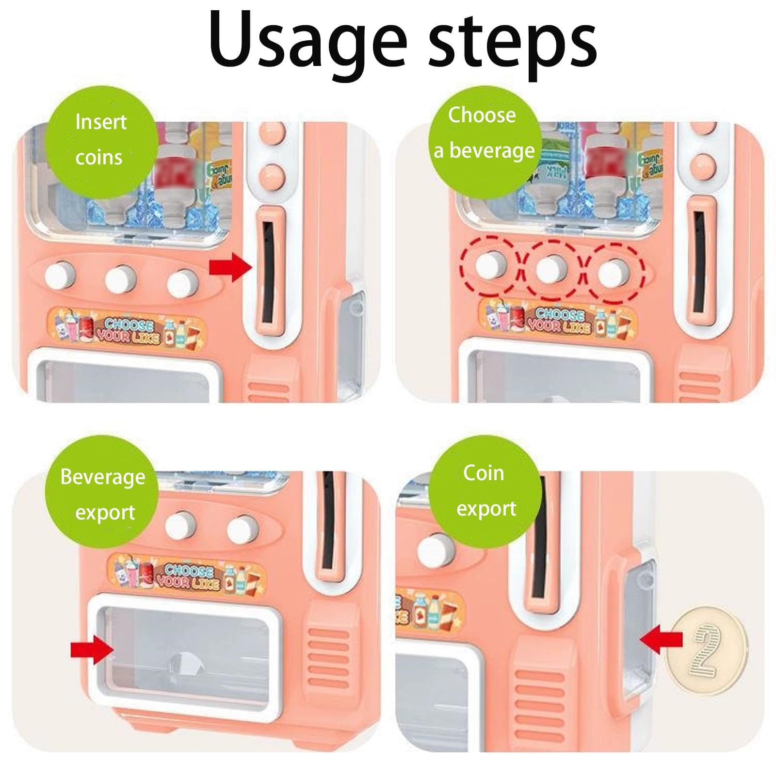 1 Pcs Vending Machine Toy, Supermarket Toy Set for Kids with Vending Machine for Kids and Shopping Cart Toy, can Stimulate Children's Creativity ( Randomly Select Colors ) - Image 6 thumbnail
