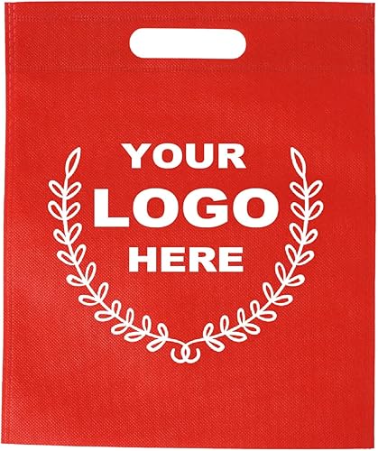 Miniatura 7 de Bolsas promocionales personalizadas con logotipo, bolsas de regalo reutilizables personalizadas, bolsas de compras no tejidas reciclables con tu