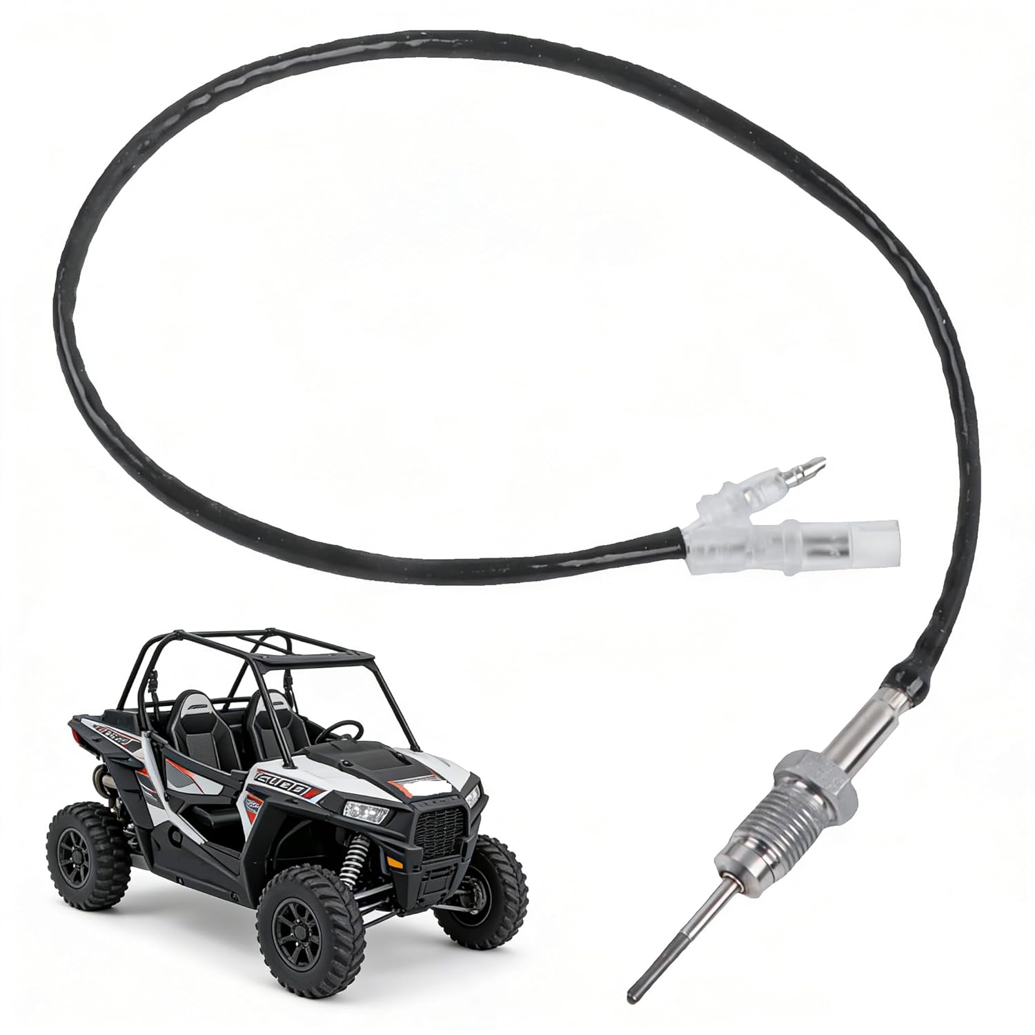 Kessocco High Accuracy Exhaust Temperature Sensor EGT Replacement for 2007-2020 Polaris 4013133 Exhaust Gas Temperature Sensor