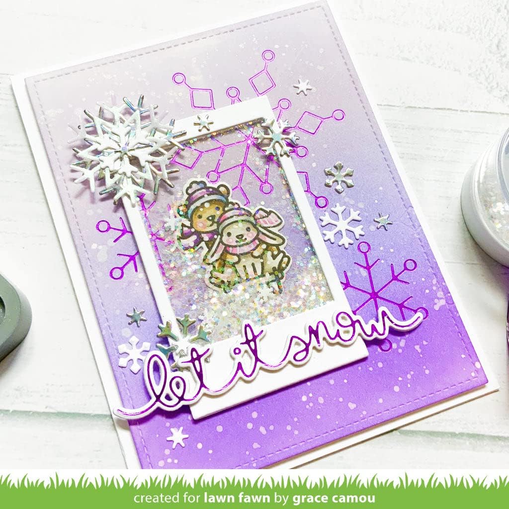 Lawn Fawn - Snow One Like You - Stamps Set and Dies Set - 2 Item Bundle