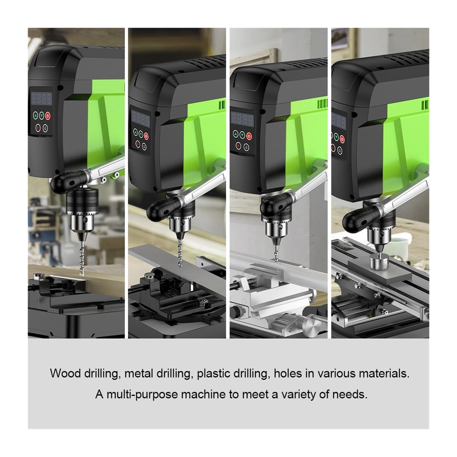 Trapano a Colonna da Banco, Trapano A Colonna Da Banco Senza Spazzole Da 400 W 1,5-13 Mm BG-516809, Trapano A Colonna, Trapano Elettrico