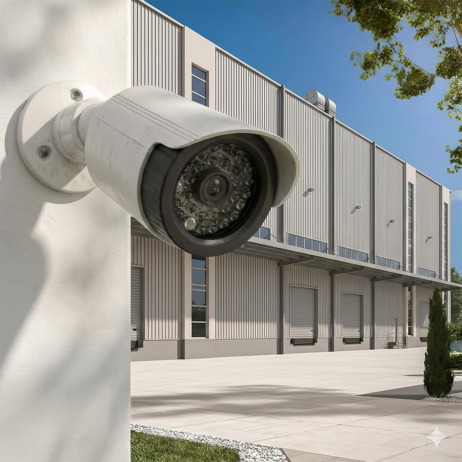 Maclean IR1800 Telecamera finta lampeggiante LED IP44 Staffa regolabile esterni interni
