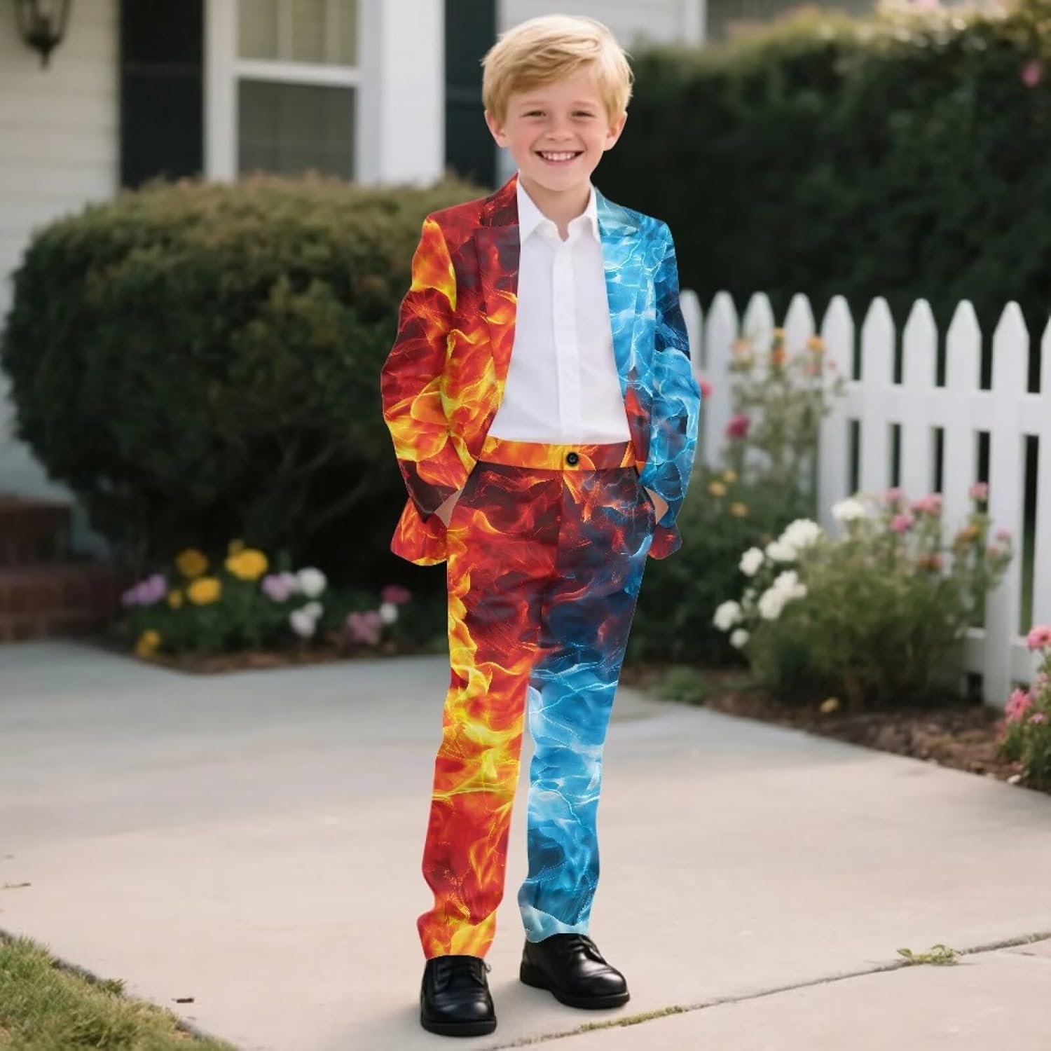 Kids Suit Set Boys Blazer and Dress Pants Kids Suits for Boys Graduation Outfits Theme Party Prom Evening Wear