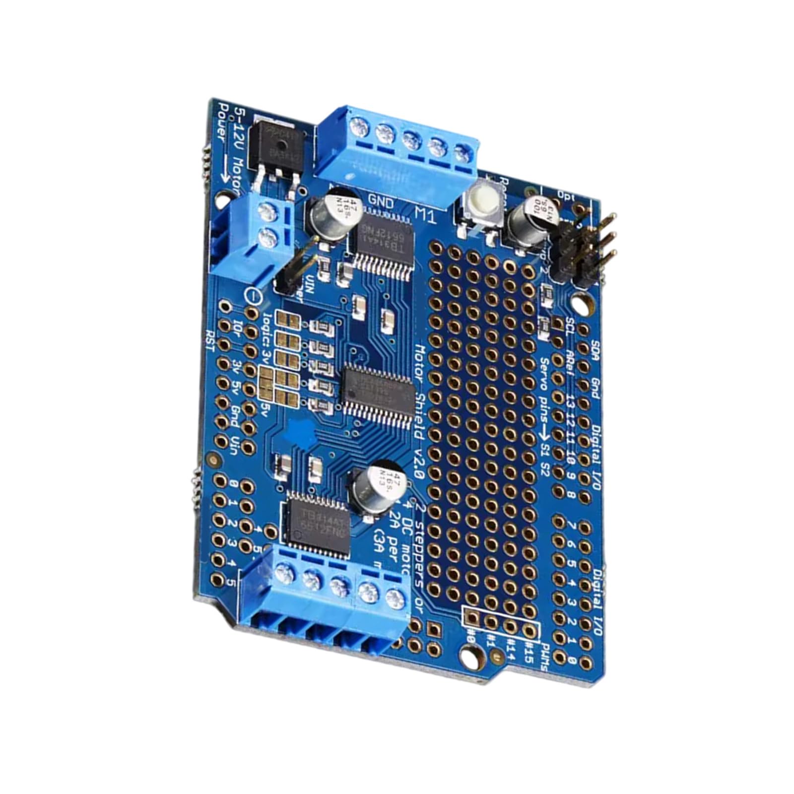 I2C Interfaced Motor Shielding for Speed Control of Motors Protect Servo Protect Direct Current Controller