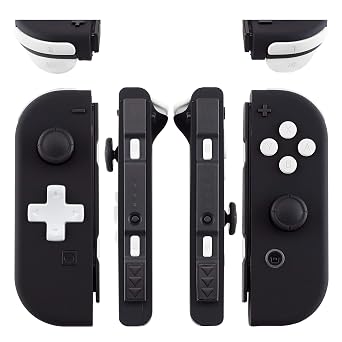 eXtremeRate White D-pad ABXY Keys SR SL L R ZR ZL Trigger Buttons Springs, Replacement Full Set Buttons Fix Kits for Nintendo Switch & Switch Oled Joycon D-pad ONLY Fits Joycon D-pad Shell