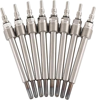 8 Pcs Diesel Glow Plugs Compatible with 2004-2007 Ford F250 F350 F450 F550 2004-2010 E350 Van 2005-2010 E450 Van 2004-2005 Excursion Replace# 4C3Z-12A342-AA ZD-13