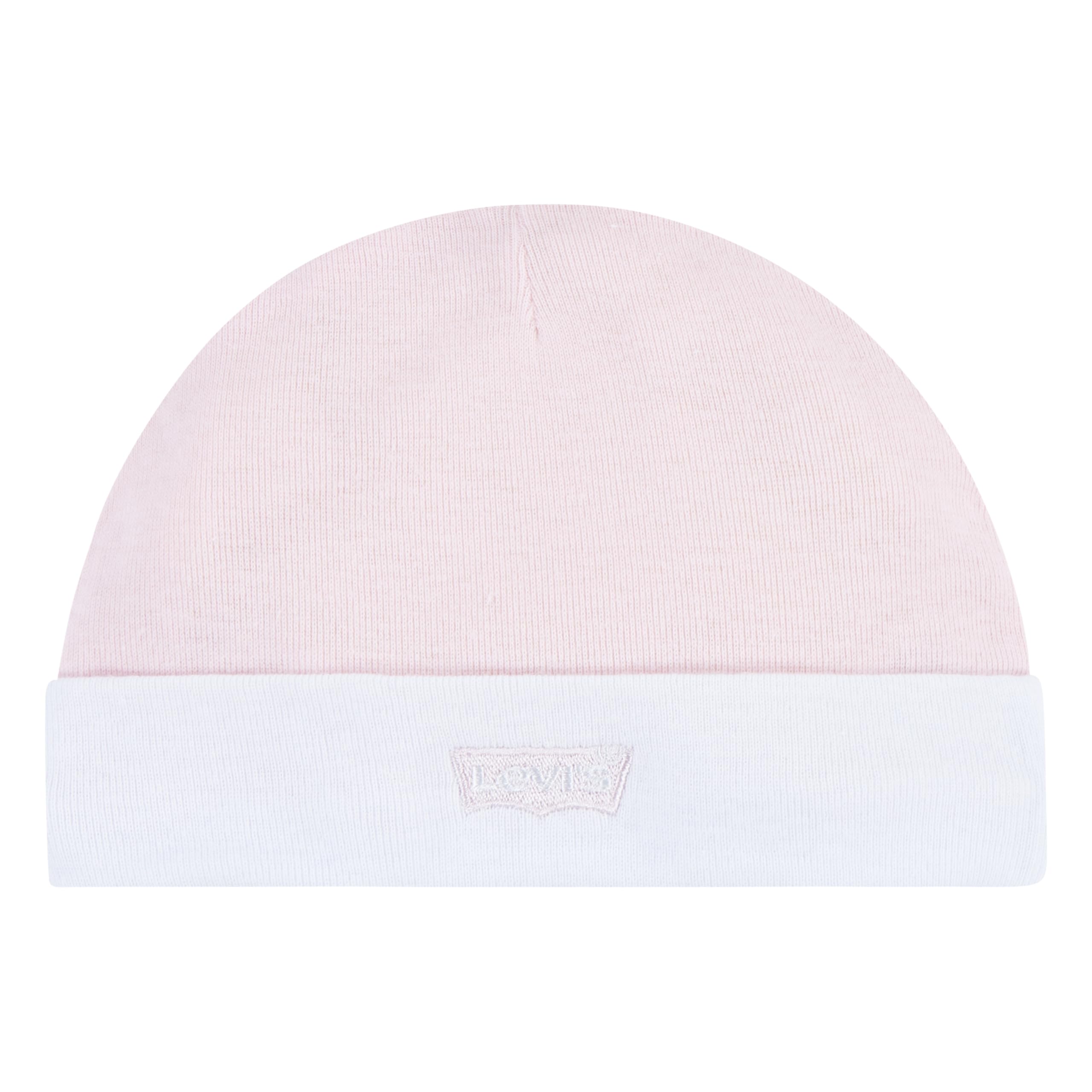 Levi's Unisex Baby Lhn Understated Batwing 3pc Se Nl0331 Levi's Unisex Baby LHN Understated Batwing 3PC SE NL0331 Abgestimmte Outfits, Chalk PINK, 6-12M