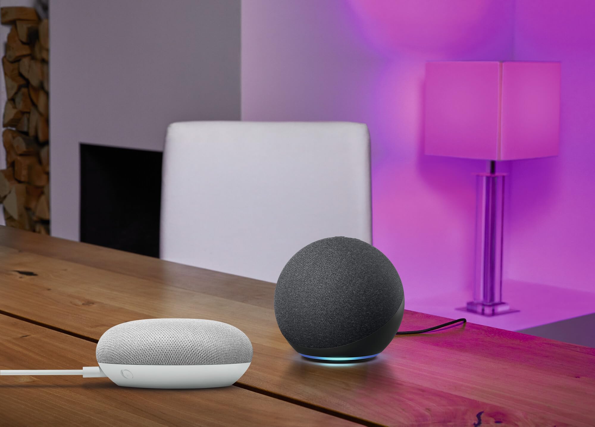 LEDVANCE Lampa LED SMART+ MATTER, kompatybilna z Google, Alexa, Apple, biała matowa, 9 W, 806 lm, trzonek E27, światło kolorowe i białe, sterowanie aplikacją lub głosem, 20 000 godzin,pakiet 4