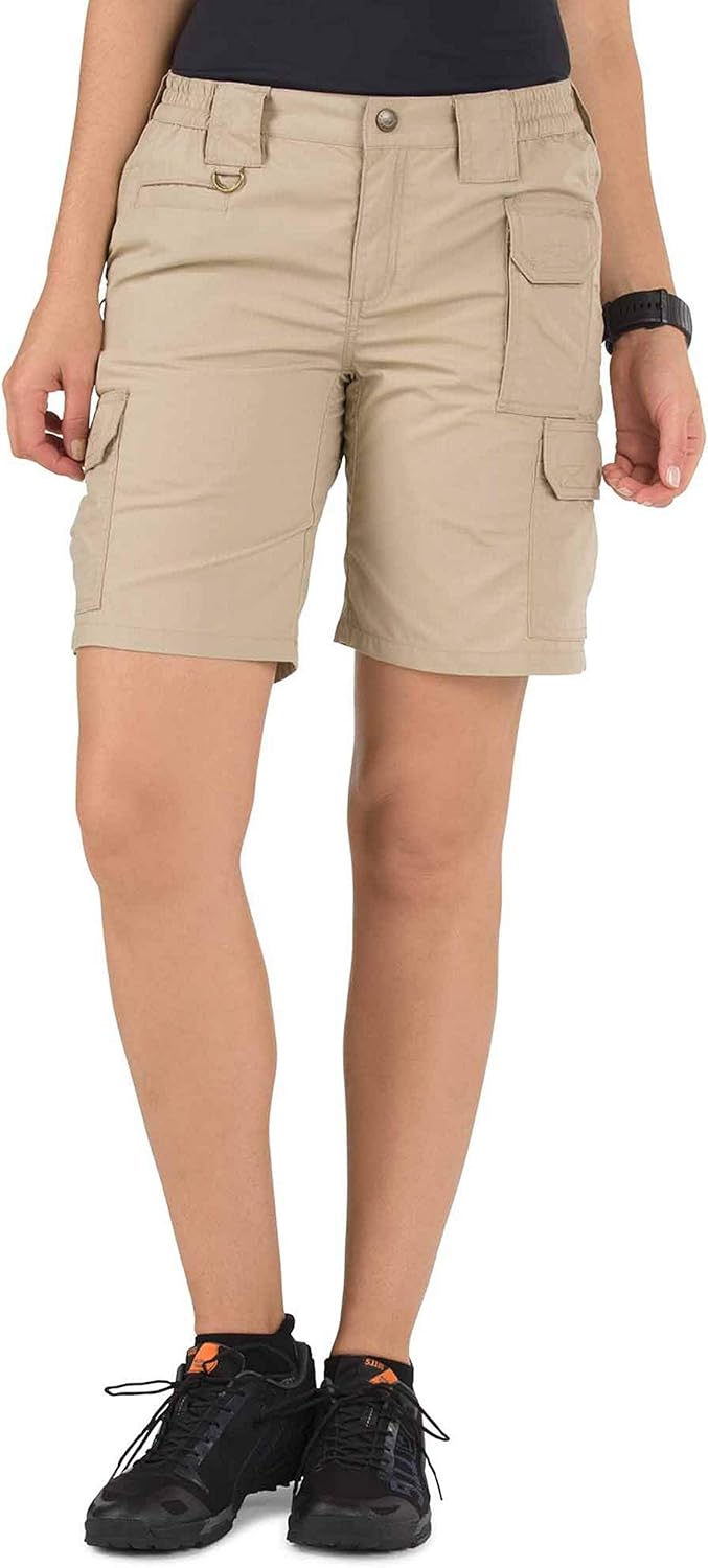 5.11 Tactical Women's Taclite Pro 9-Inch Shorts, Ripstop Fabric, Adjustable Waistband, Style 63071