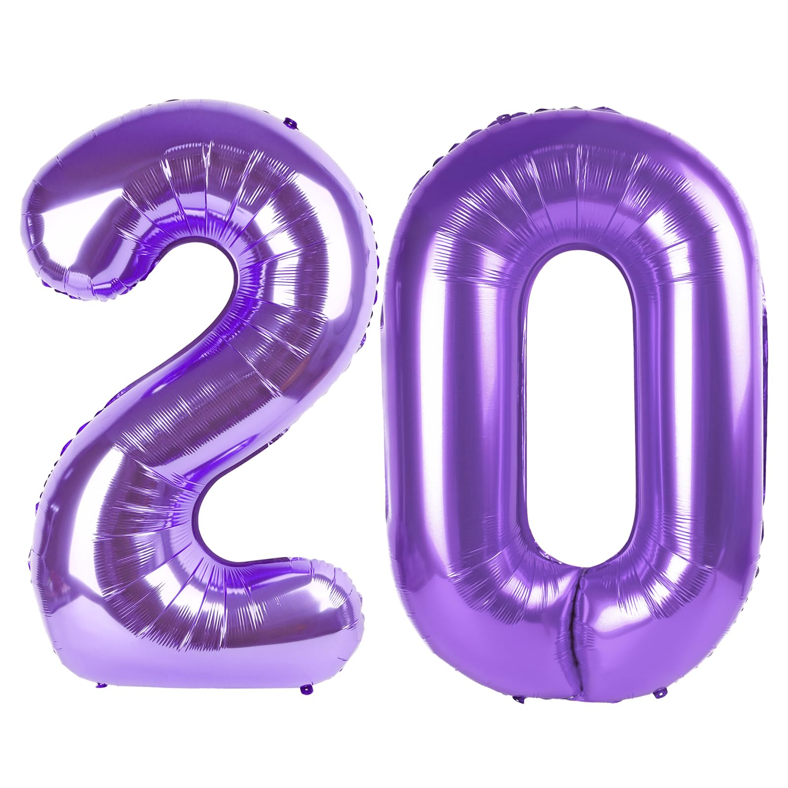 Purple Number 20 Balloon 40 Inch Birthday Decorations, Number 20 Balloon Birthday Party Decorations, Anniversary Decorations Graduations Party Supplies