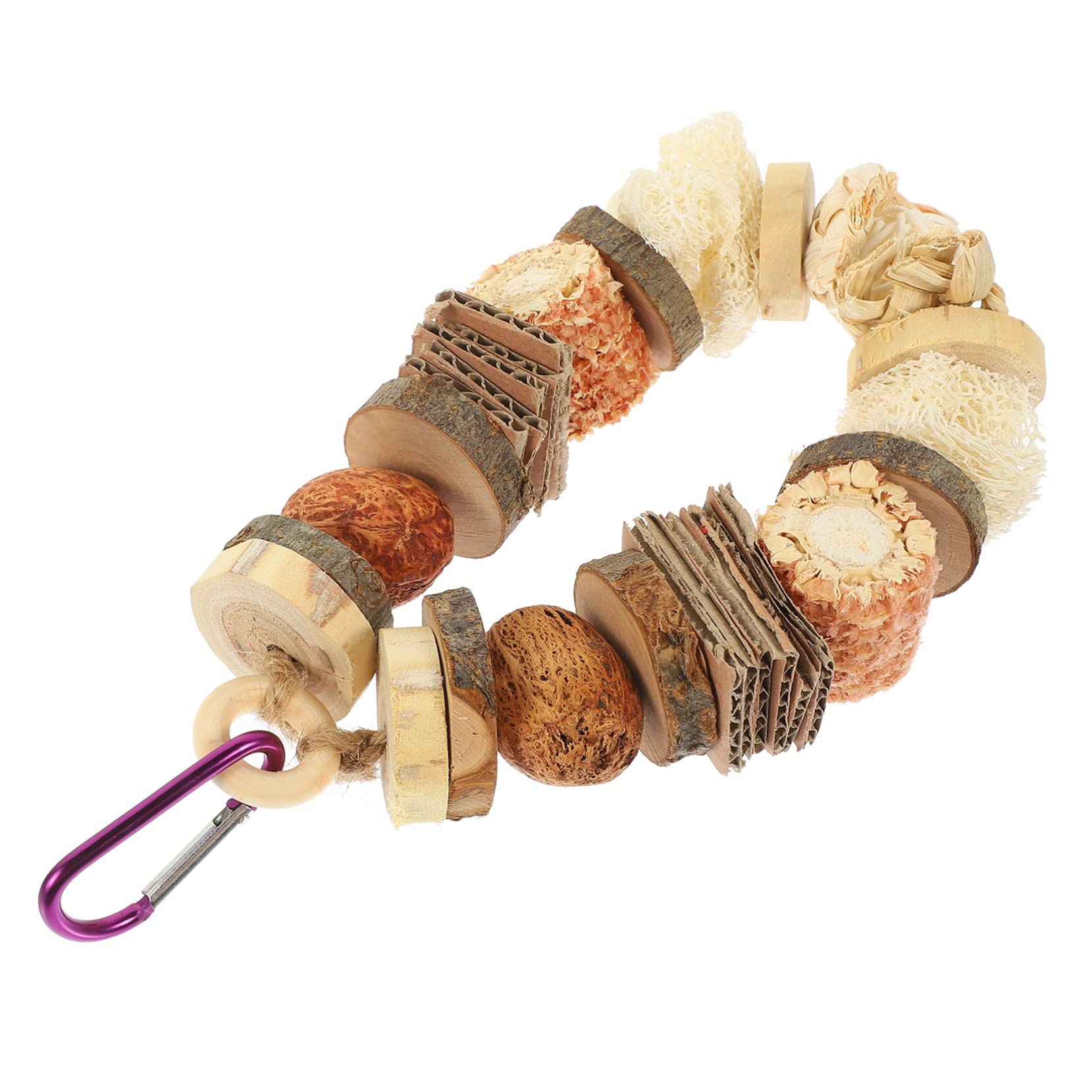 Beaupretty 4pièces Jouet à Mâcher pour Rongeurs Accessoire De Divertissement pour Hamsters Cobayes Et Petits Animaux avec pour Cage