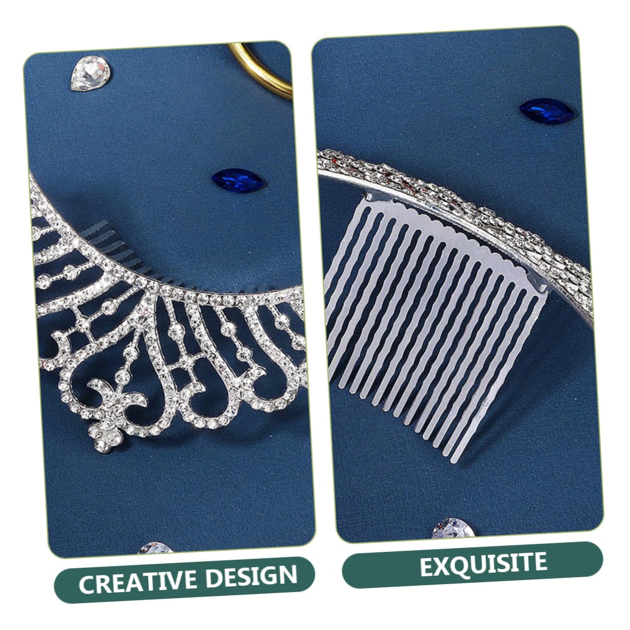 FRCOLOR Lot de 5 Épingles à Cheveux Élégantes en Alliage pour Mariée Idéales pour Un Enterrement de Vie de Jeune Fille Une Soirée entre Filles.