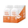 Oats Overnight Peanut Butter Crunch Bottled Shake - Gluten Free, Non-GMO, Vegan Friendly Breakfast Meal Replacement Shake with Powdered Oat milk. 15g of Protein 10 Pack