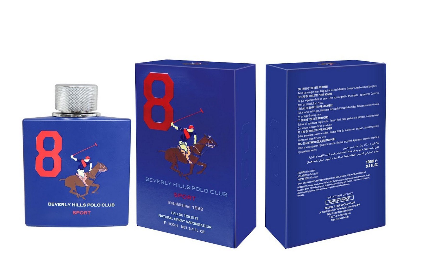 beverly hills polo club eau de toilette for men