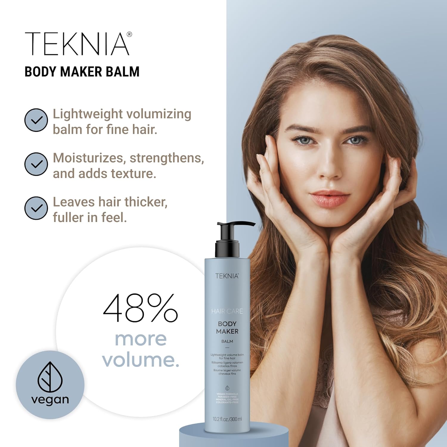 LAKMÉ Teknia Body Maker Balm, Volume Balm for Fine Hair, Hair Volumizing Products, 10.2 Fl Oz - Image 2