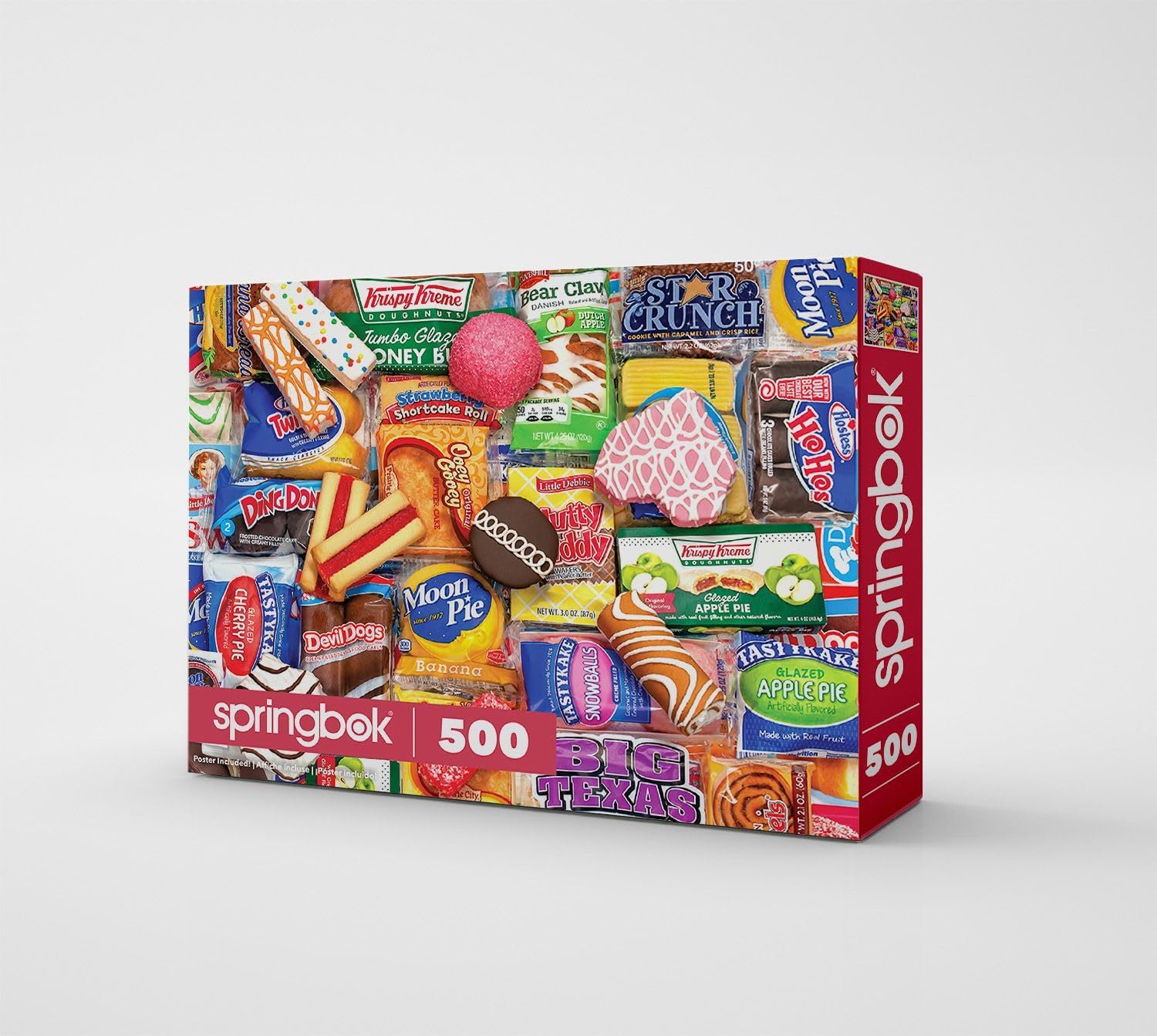 Springbok - Snack Treats - 500 Piece Jigsaw Puzzle- Nostalgic Photo of Our Favorite Snacks from Past