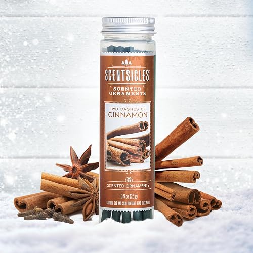Enviroscent ScentSicles Scented Ornaments Aroma, Two Dashes of Cinnamon Fragrance,
