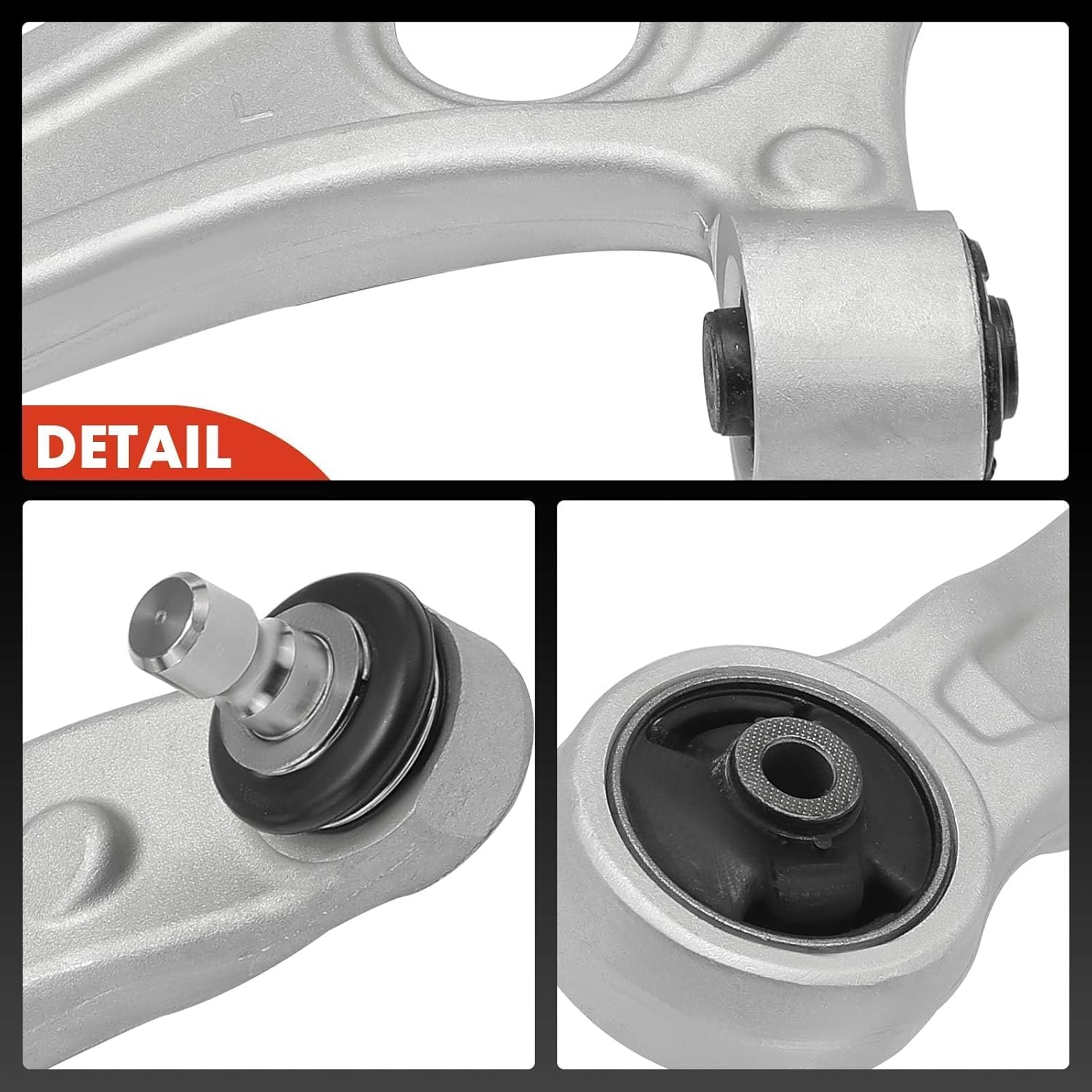 A-Premium 2 x Front Lower Control Arm, with Ball Joint & Bushing, Compatible with Hyundai Sonata 2011-2015, Azera 2015-2017 & Kia Optima 2011-2016