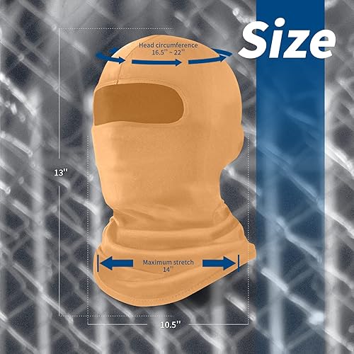 Miniatura 88 de YESLIFE Máscara de esquí, máscara facial para hombres y mujeres, esquí, snowboard, motocicleta, protección UV y protección contra el viento 6 Negro